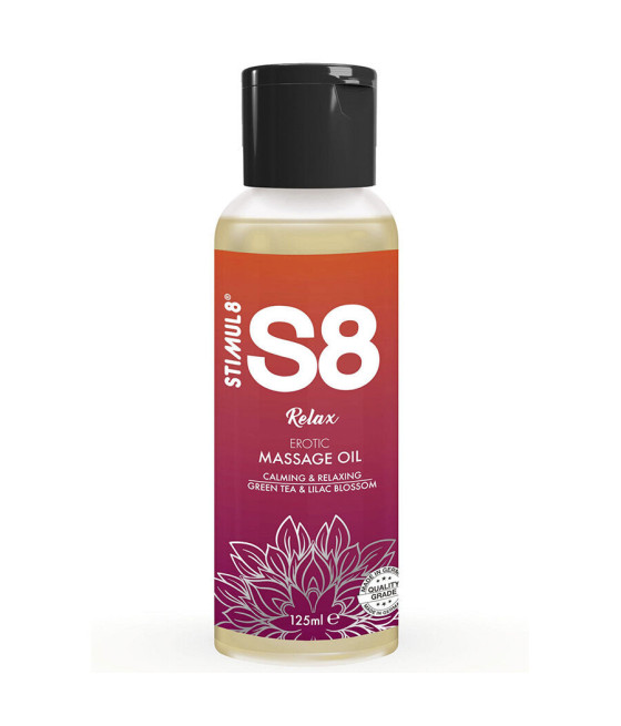 STIMUL8 - S8 RELAX OLIO PER MASSAGGI AL T? VERDE 125 ML