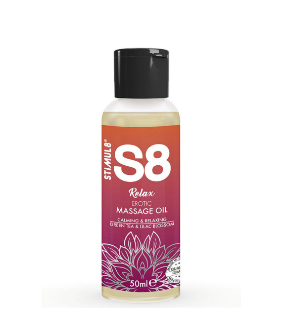 STIMUL8 - S8 RELAX OLIO PER MASSAGGIO EROTICO T? VERDE 50 ML