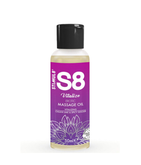STIMUL8 - S8 VITALIZE OLIO PER MASSAGGIO EROTICO LIME 50 ML