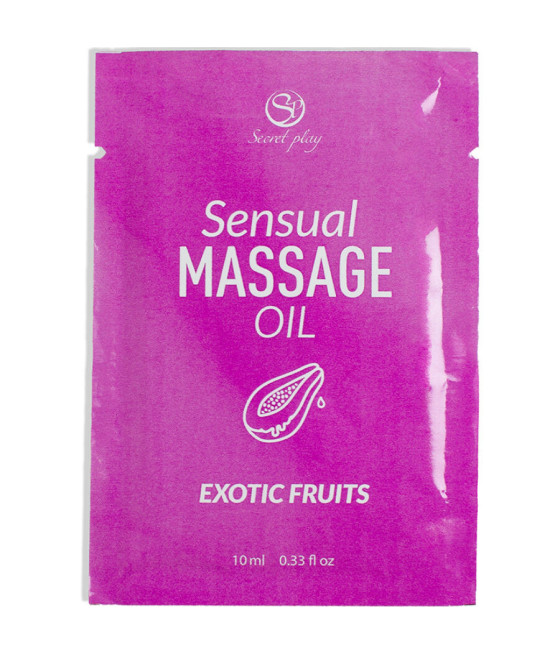 SECRETPLAY - OLIO DA MASSAGGIO MONODOSE AI FRUTTI ESOTICI 10 ML