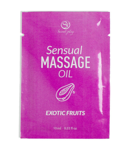 SECRETPLAY - OLIO DA MASSAGGIO MONODOSE AI FRUTTI ESOTICI 10 ML