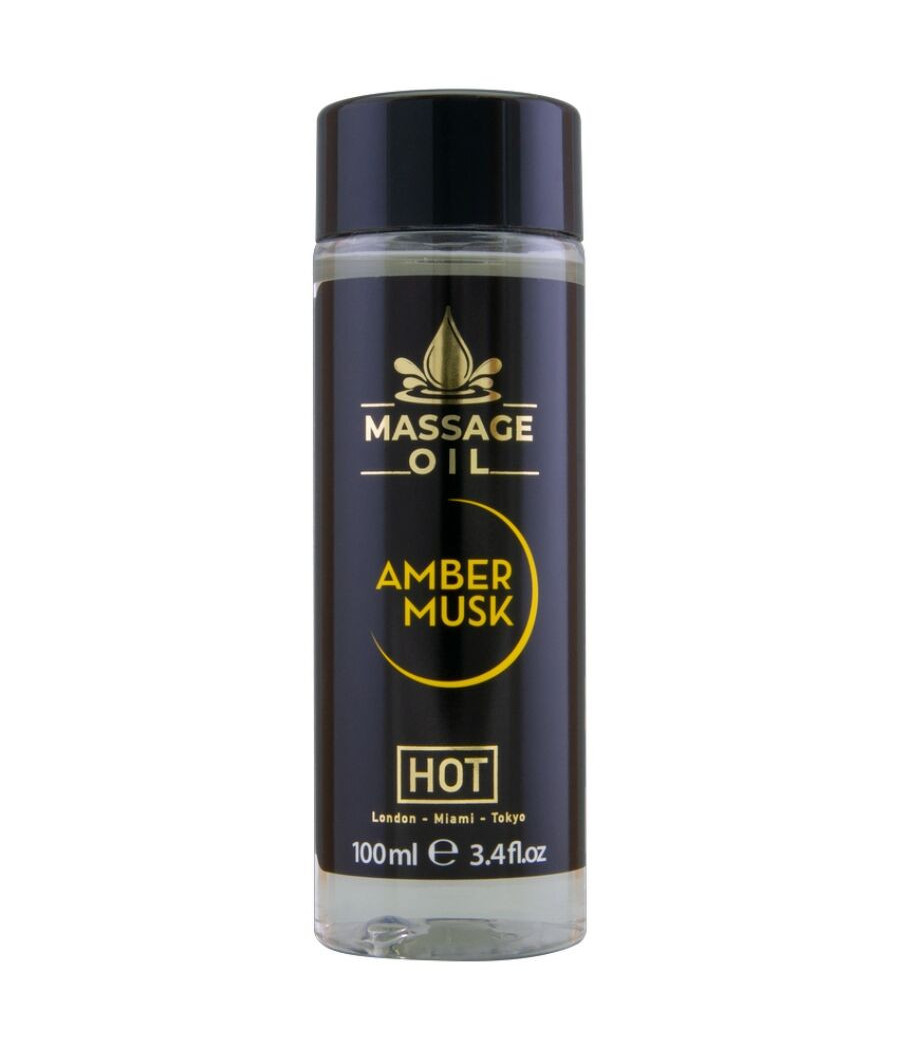 HOT - OLIO DA MASSAGGIO AMBRA E MUSCHIO 100 ML