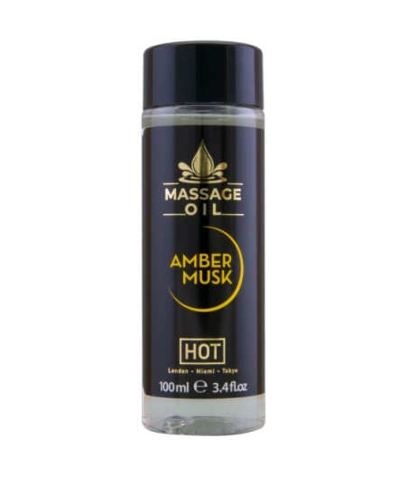 HOT - OLIO DA MASSAGGIO AMBRA E MUSCHIO 100 ML