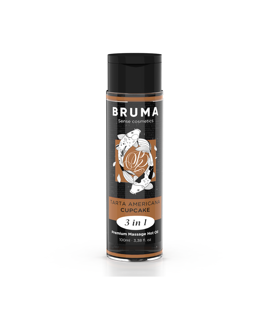 BRUMA - OLIO DA MASSAGGIO PREMIUM EFFETTO CALORE SAPORE CUPACKE 3 IN 1 - 100 ML