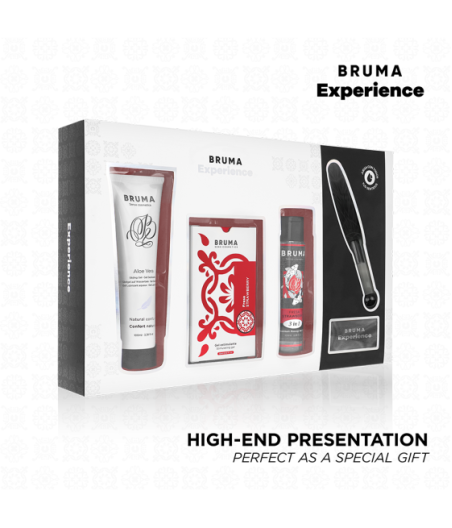 BRUMA XPERIENCE - KIT TENTAZIONE DOLCE ALLA FRAGOLA CON POTENZIATORE DI ORGASMO