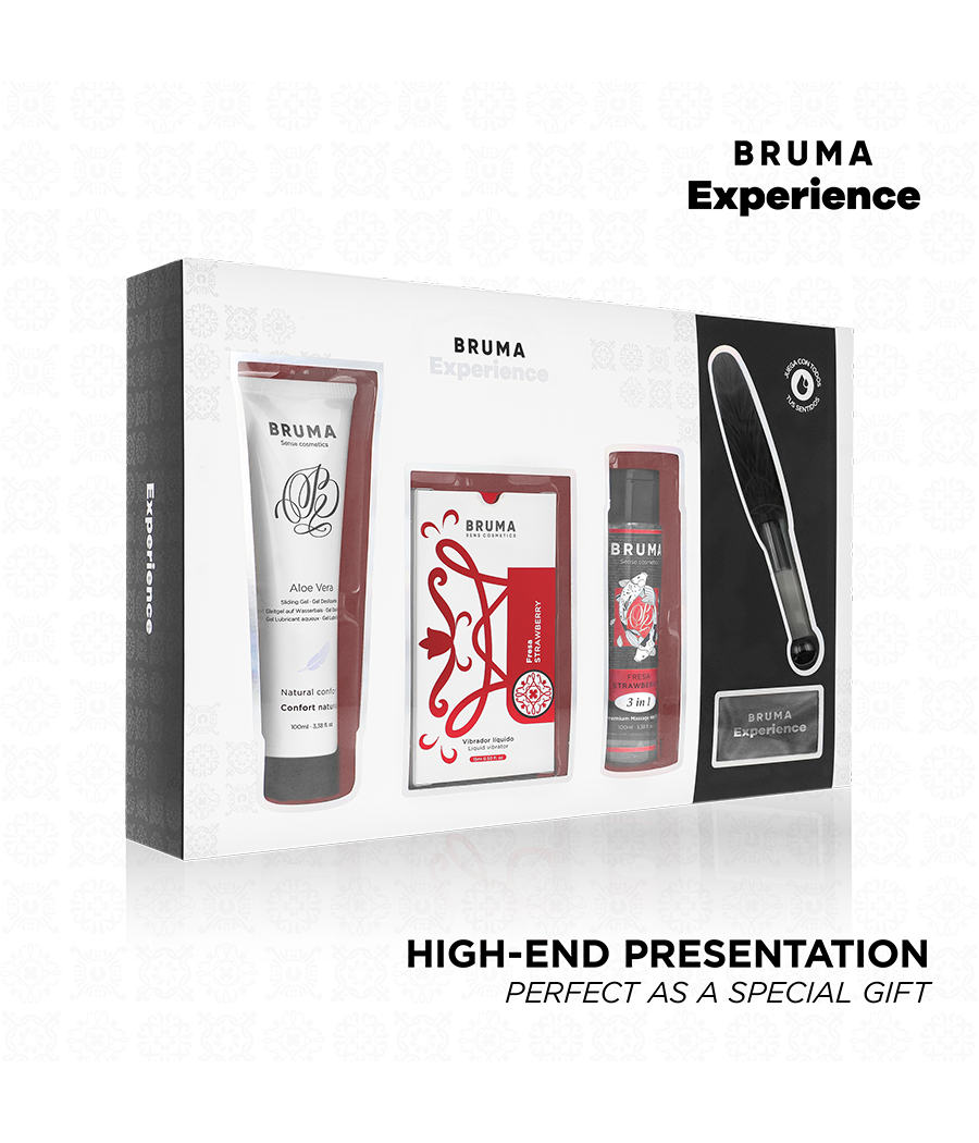 BRUMA XPERIENCE - KIT TENTAZIONE VIBRO-ORGASMICA DOLCE FRAGOLA