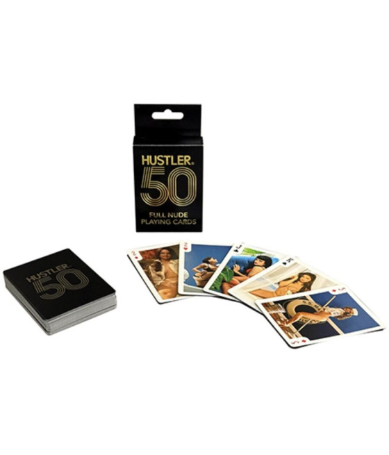 KHEPER GAMES - HUSTLER 50 CARTE DA GIOCO COMPLETAMENTE NUDE