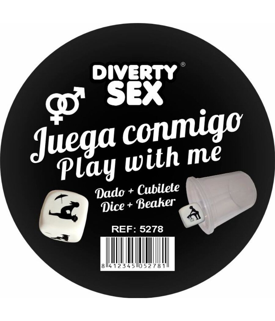 DIABLO PICANTE - DADI BIANCHI DURI CON POSIZIONI E CUBO