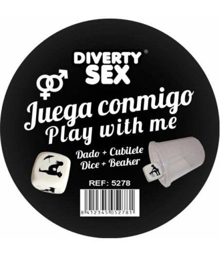 DIABLO PICANTE - DADI BIANCHI DURI CON POSIZIONI E CUBO