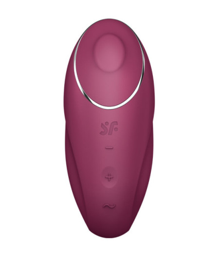 SATISFYER - TAP & CLIMAX 1 VIBRADOR LAY-ON ROJO
