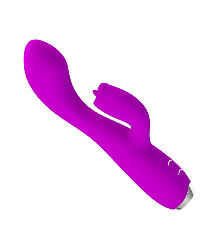 PRETTY LOVE - VIBRATORE RICARICABILE GLORIA RABBIT-VIOLA IMPERMEABILE