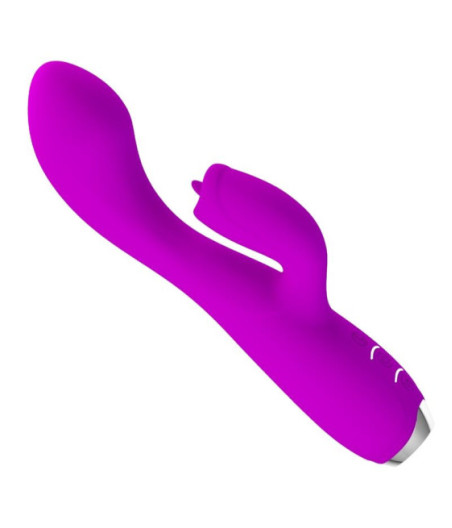 PRETTY LOVE - VIBRATORE RICARICABILE GLORIA RABBIT-VIOLA IMPERMEABILE