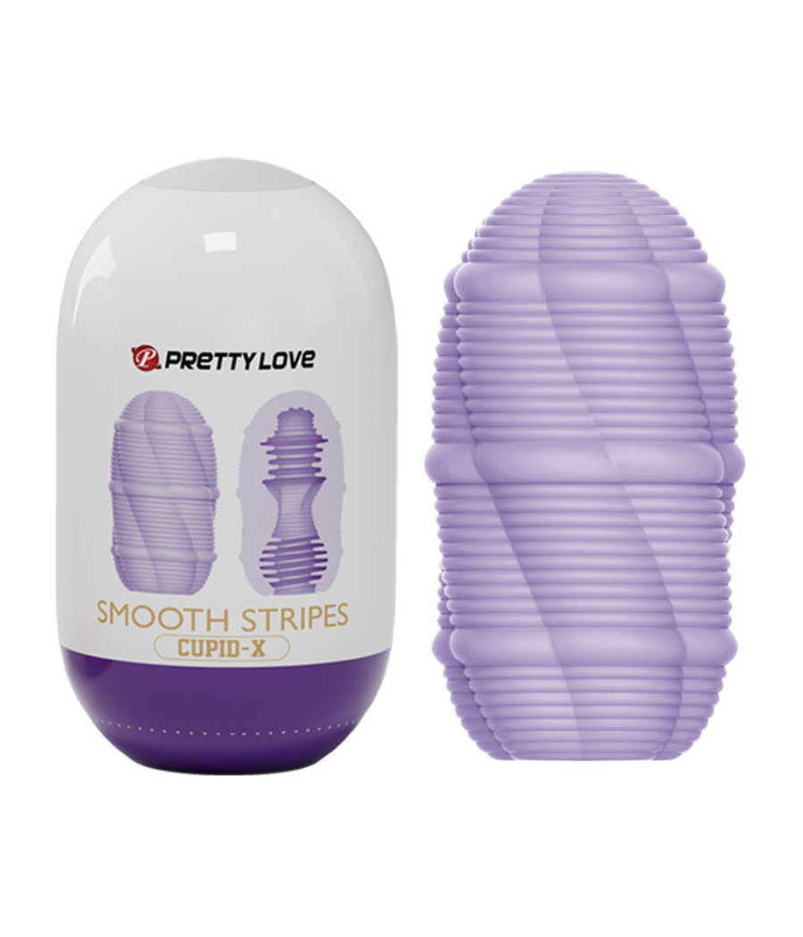 PRETTY LOVE - UOVO MASTURBATORE CUPIDO A STRISCE LISCE