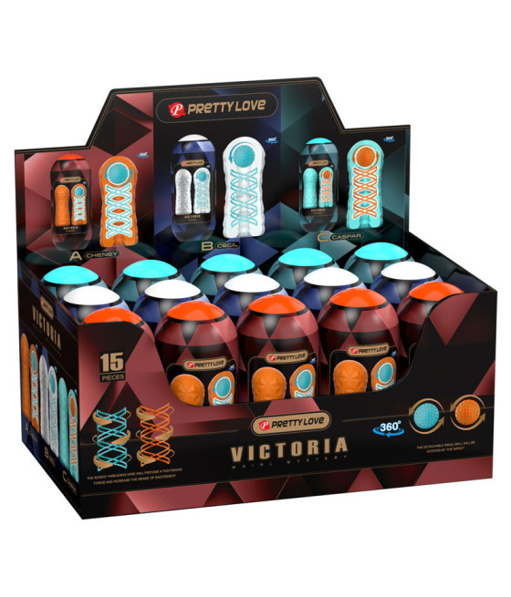 PRETTY LOVE - MASTURBATORE VICTORIA 15 PEZZI