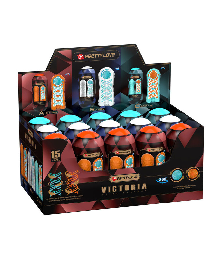 PRETTY LOVE - MASTURBATORE VICTORIA 15 PEZZI