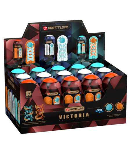 PRETTY LOVE - MASTURBATORE VICTORIA 15 PEZZI