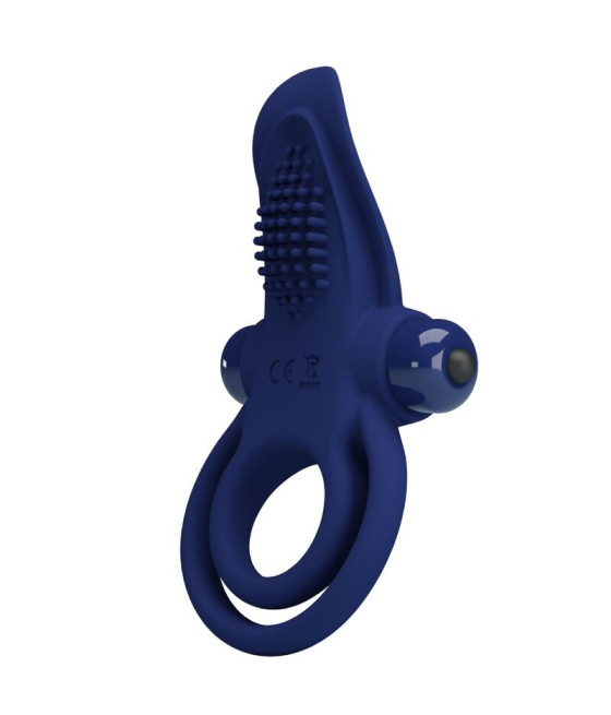 PRETTY LOVE - BRONSON ANELLO DOPPIO CON VIBRAZIONE BLU