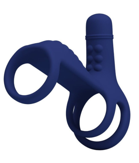 PRETTY LOVE - ANELLO VIBRANTE ELISH CON ESTENSIONE BLU
