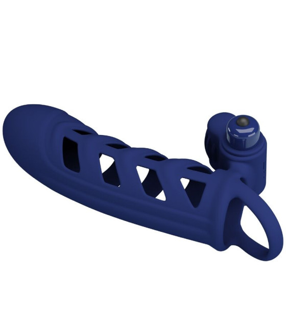 PRETTY LOVE - ALTAF ANELLO VIBRATORE CON GUAINA IN SILICONE BLU
