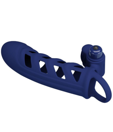 PRETTY LOVE - ALTAF ANELLO VIBRATORE CON GUAINA IN SILICONE BLU