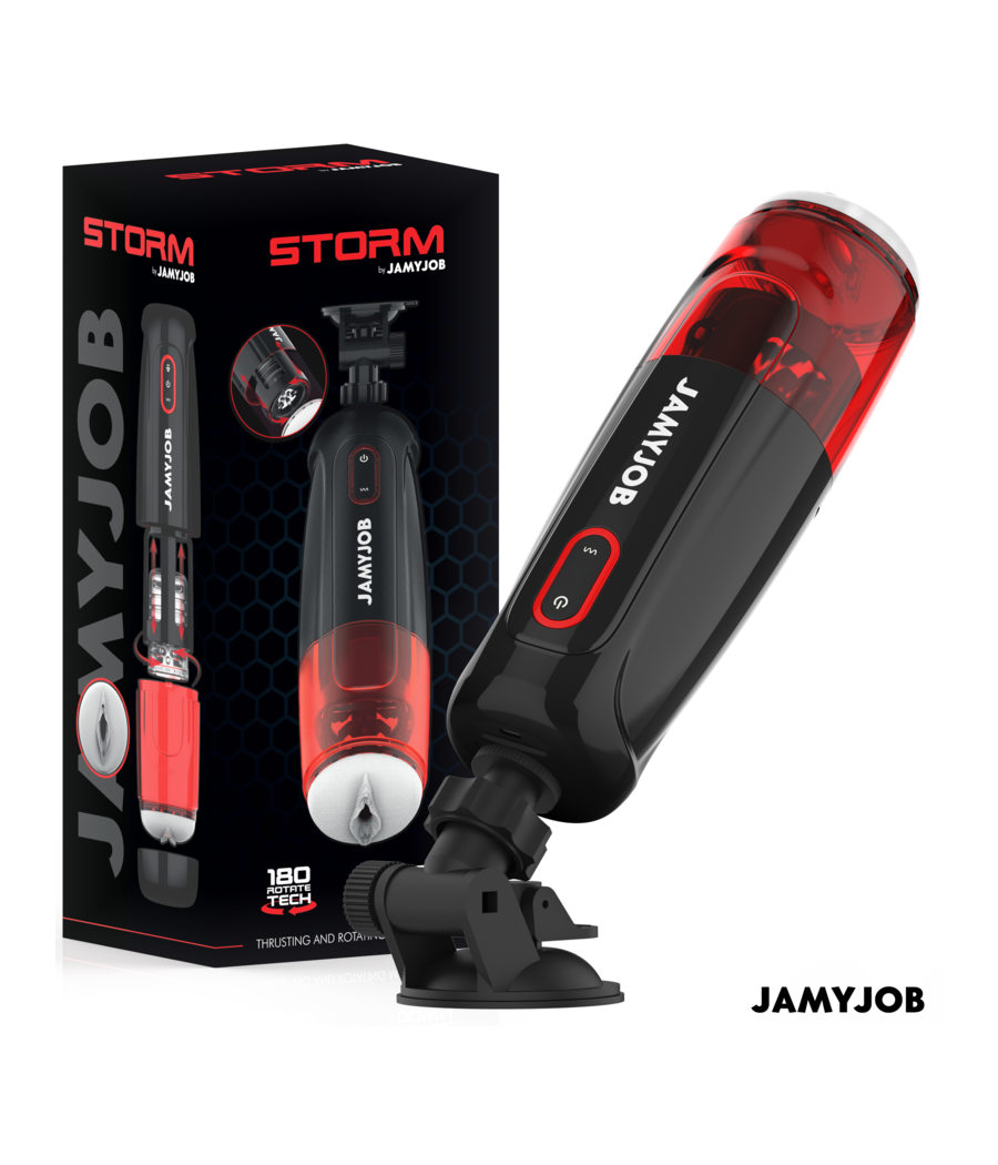 JAMYJOB - STORM MASTURBATORE VAGINA AUTOMATICO 10 MODALIT? DI ROTAZIONE E SPINTA