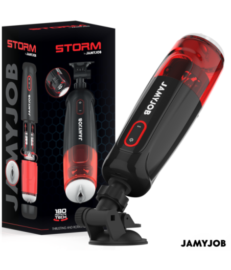 JAMYJOB - STORM MASTURBATORE VAGINA AUTOMATICO 10 MODALIT? DI ROTAZIONE E SPINTA