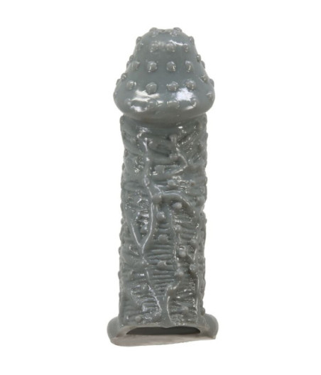 PRETTY LOVE - MODELLO REALISTICO DI INGRANDIMENTO E MANICA DI RITARDO PER IL PENE 2 GRIGIO