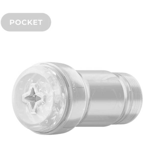 KIIROO - FEEL POCKET STROKER CRYSTAL DI KIIROO TRASPARENTE