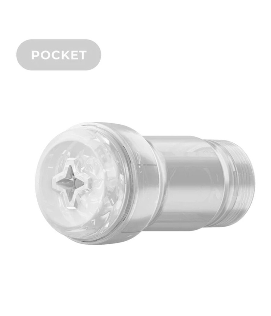 KIIROO - FEEL POCKET STROKER CRYSTAL DI KIIROO TRASPARENTE
