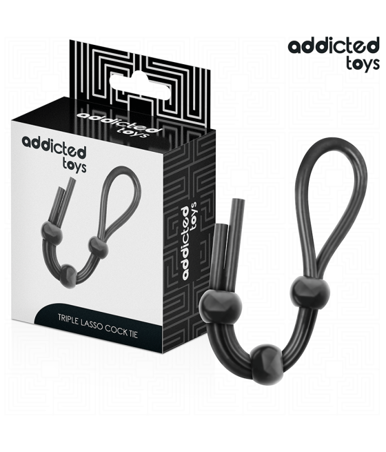 ADDICTED TOYS - CORDA IN SILICONE PER IL PENE A TRIPLO ANELLO