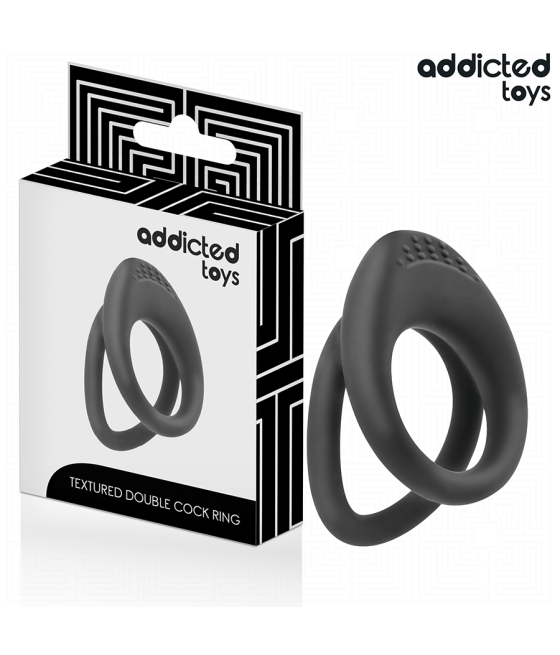 ADDICTED TOYS - ANELLO PER PENE A DOPPIA TEXTURE
