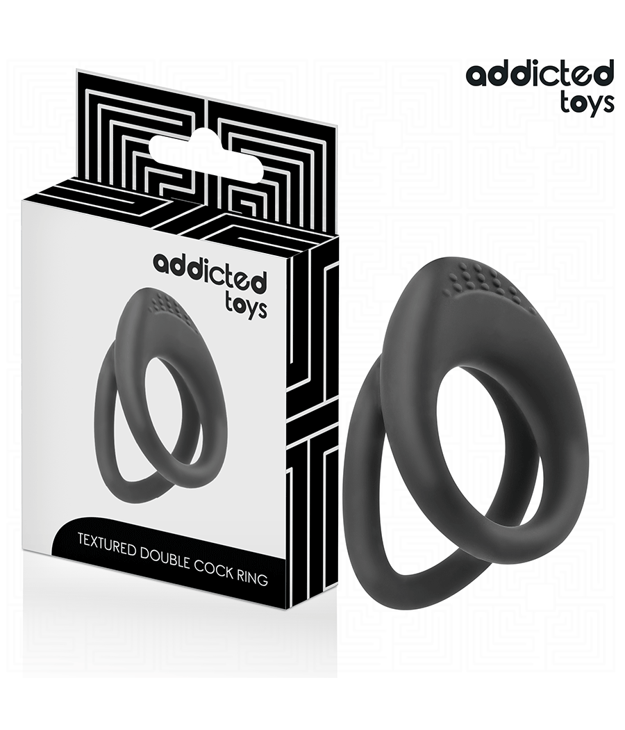 ADDICTED TOYS - ANELLO PER PENE A DOPPIA TEXTURE