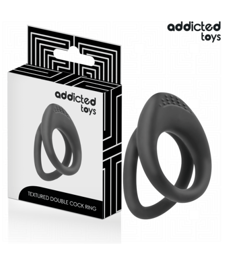 ADDICTED TOYS - ANELLO PER PENE A DOPPIA TEXTURE