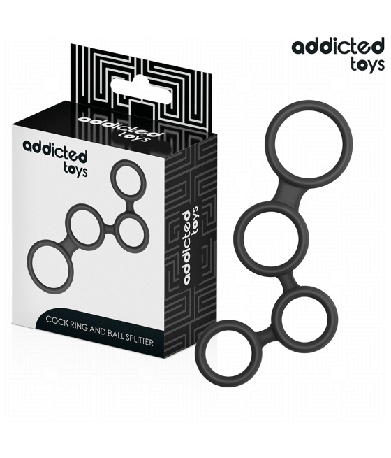 ADDICTED TOYS - ANELLO PER PENE CON DIVISORI PER TESTICOLI