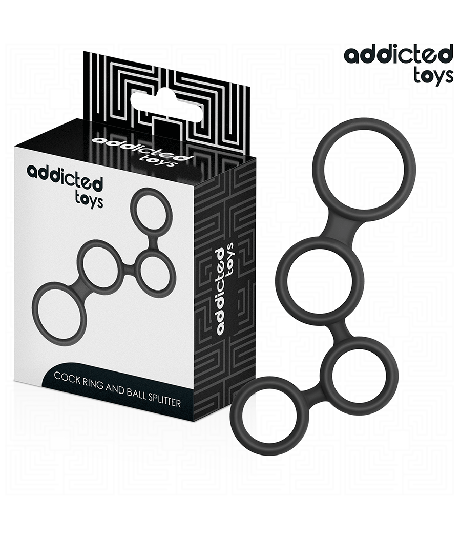 ADDICTED TOYS - ANELLO PER PENE CON DIVISORI PER TESTICOLI