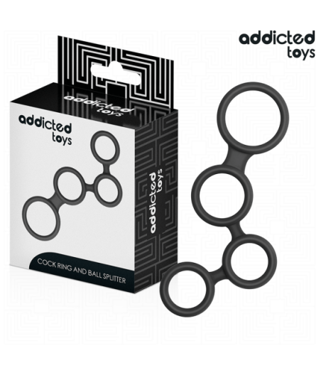 ADDICTED TOYS - ANELLO PER PENE CON DIVISORI PER TESTICOLI
