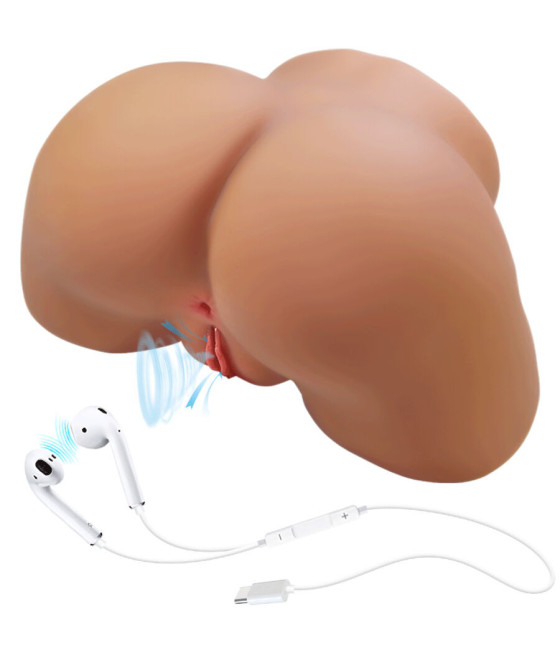 CRAZY BULL - ILANA VIBRATORE E SUCCHIATORE REALISTICO PER POLSO FEMMINILE CON SUONO 6,8 KG