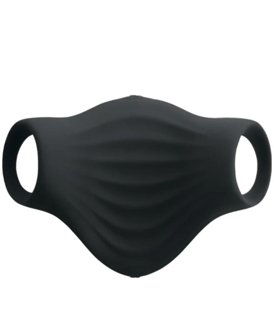 ROCKS-OFF - VIBRATORE FLESSIBILE PALM BLACK MASTURBATOR