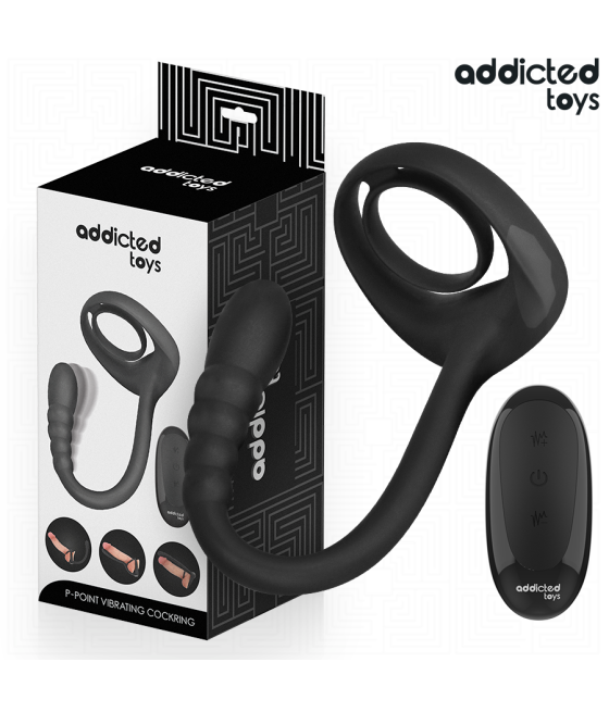 ADDICTED TOYS - ANELLO VIBRANTE PER IL PENE CON TELECOMANDO P-SPOT