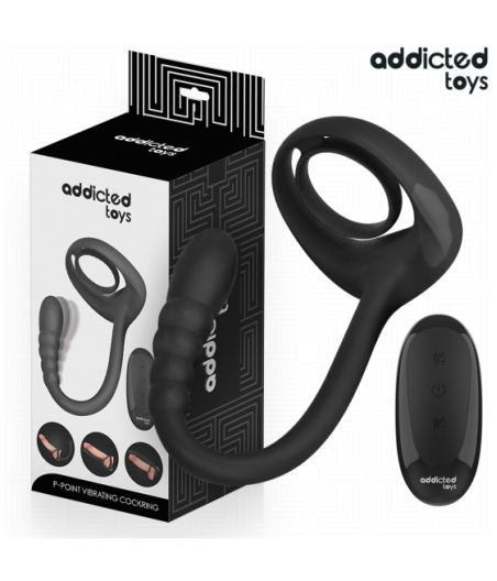 ADDICTED TOYS - ANELLO VIBRANTE PER IL PENE CON TELECOMANDO P-SPOT