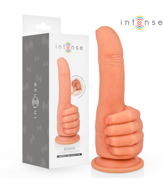 INTENSE - BENDER STIMOLATORE PUNTO G FLESSIBILE MANO 11,3 CM