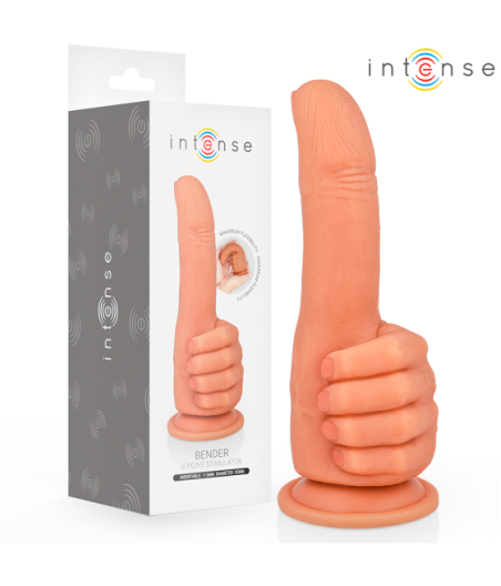 INTENSE - BENDER STIMOLATORE PUNTO G FLESSIBILE MANO 11,3 CM