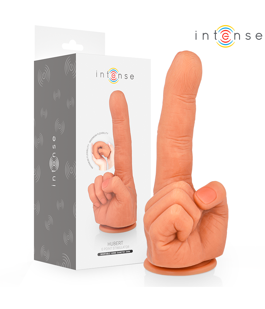 INTENSE - HUBERT STIMOLATORE PUNTO G FLESSIBILE MANO 14,2 CM