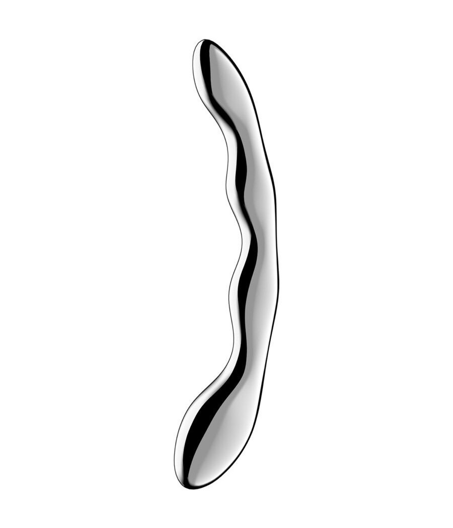 SATISFYER - DILDO A DOPPIA ESTREMIT? IN ACCIAIO INOX COSMIC CREST 2