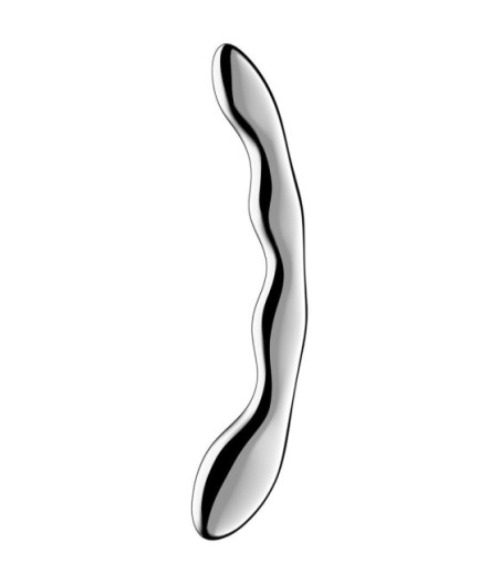 SATISFYER - DILDO A DOPPIA ESTREMIT? IN ACCIAIO INOX COSMIC CREST 2