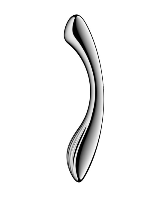 SATISFYER - DILDO A DOPPIA ESTREMIT? IN ACCIAIO INOX PURE GRAVITY 1