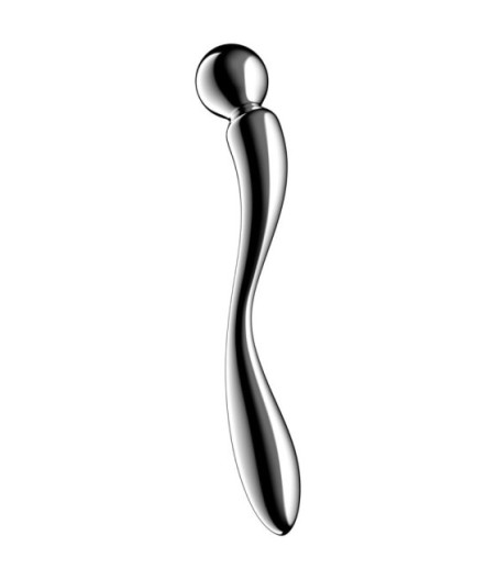 SATISFYER - DILDO A DOPPIA ESTREMIT? IN ACCIAIO INOX STAR FORCE 2