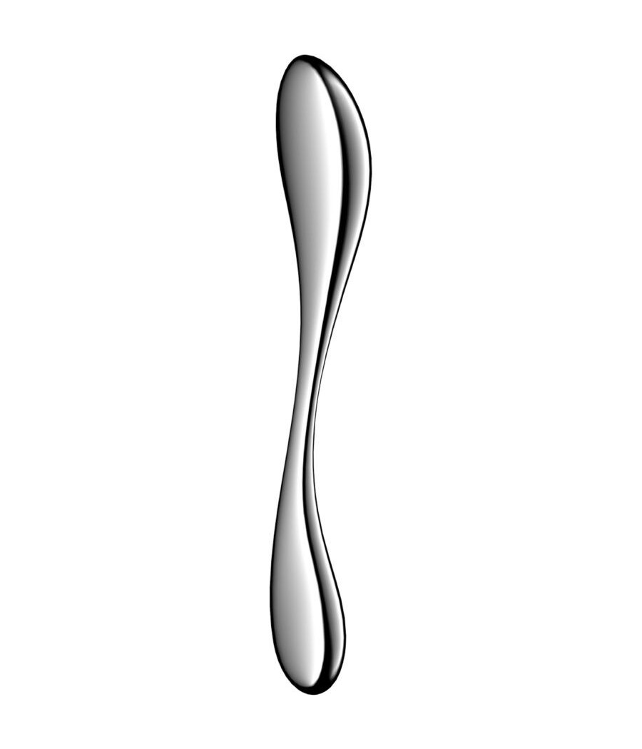 SATISFYER - DILDO A DOPPIA ESTREMIT? IN ACCIAIO INOX STAR FORCE 3