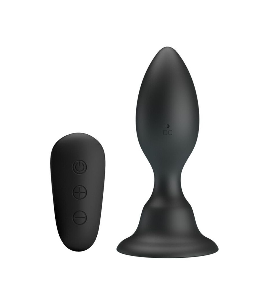 MR PLAY - PLUG ANALE CON TELECOMANDO VIBRAZIONE NERO