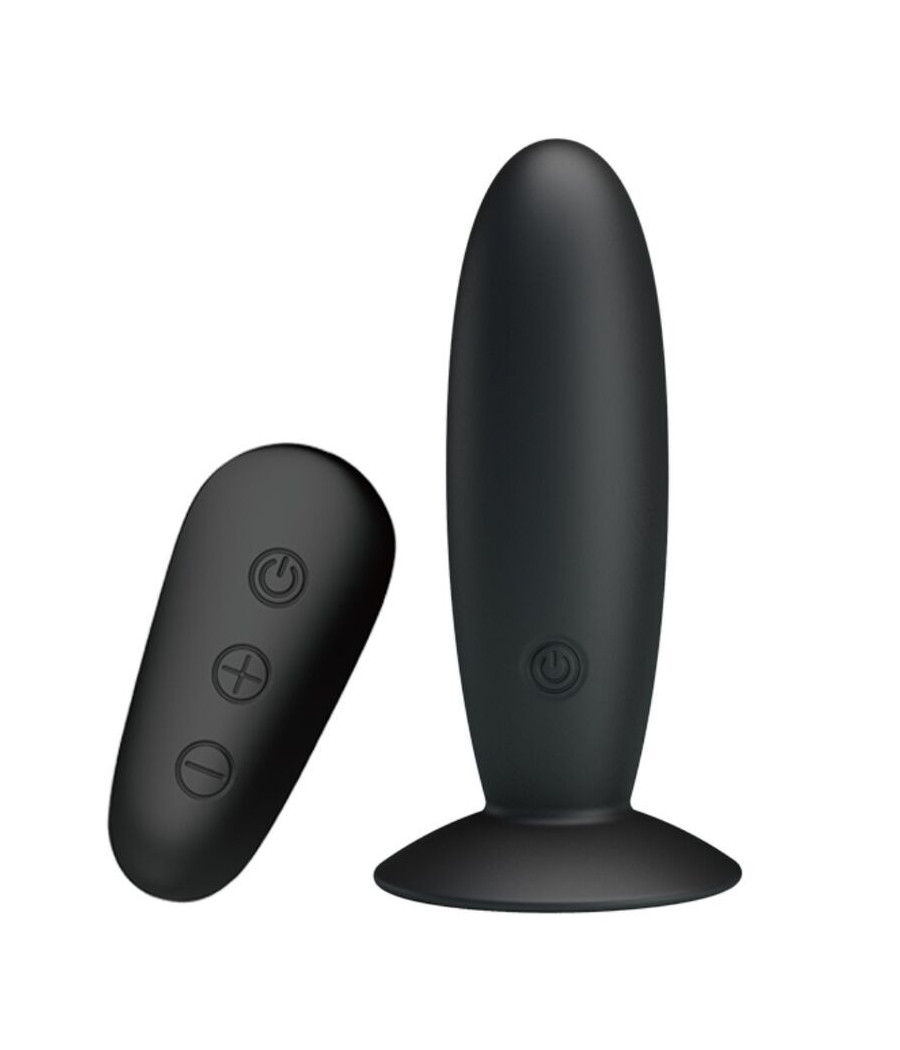 MR PLAY - PLUG ANALE CON TELECOMANDO VIBRAZIONE NERO